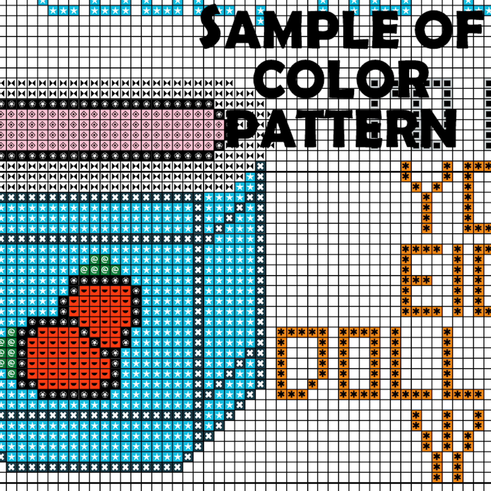 Brooklyn Nine-Nine Quotes B99 Fan Sampler Cross Stitch Pattern (PDF Download) - Image 3