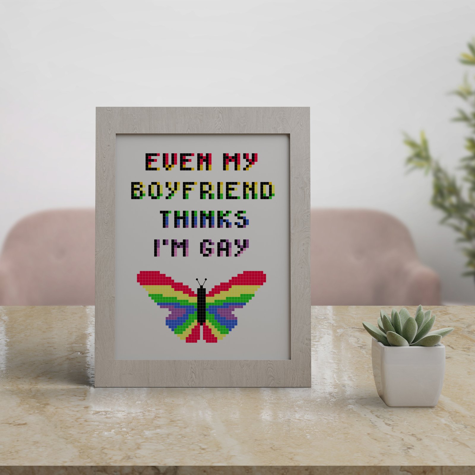 even my boyfriend thinks im gay bo burnham quote funny cross stitch pattern pdf download