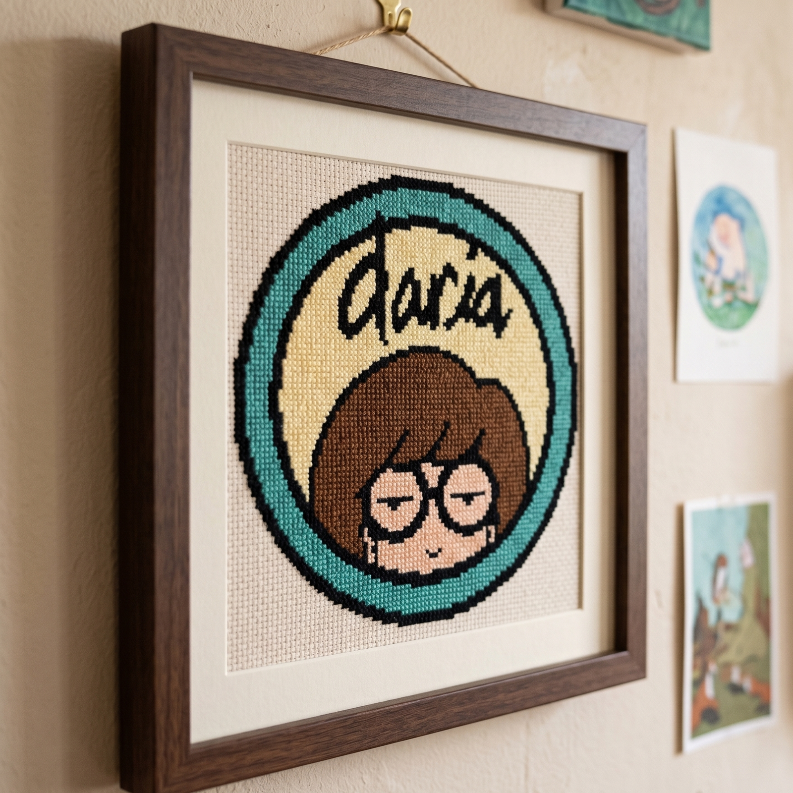 Daria TV Show Logo Cross Stitch Pattern (PDF Download) - Image 2