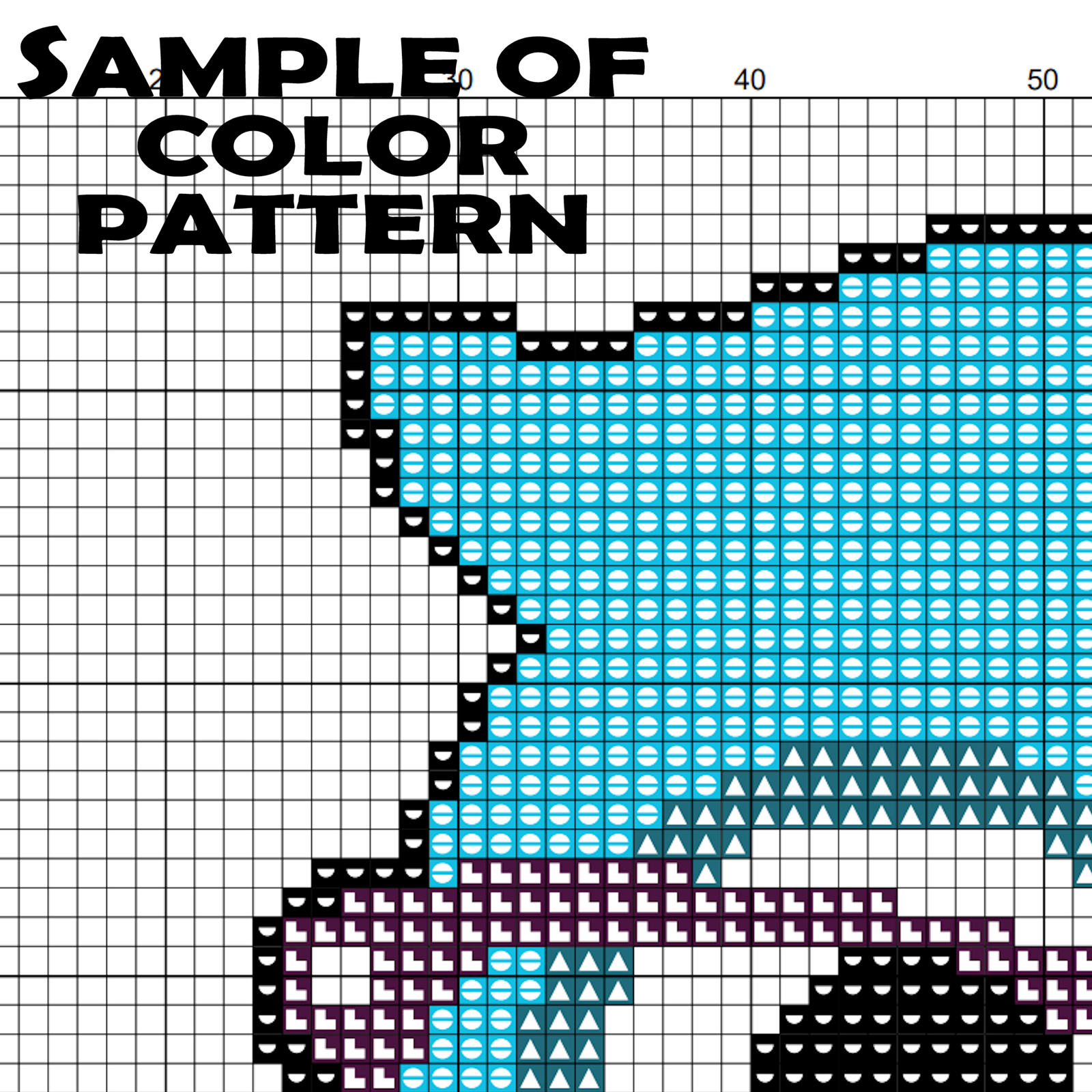 Talk Nerdy to Me Owl Cross Stitch Pattern (PDF Download) - Image 3