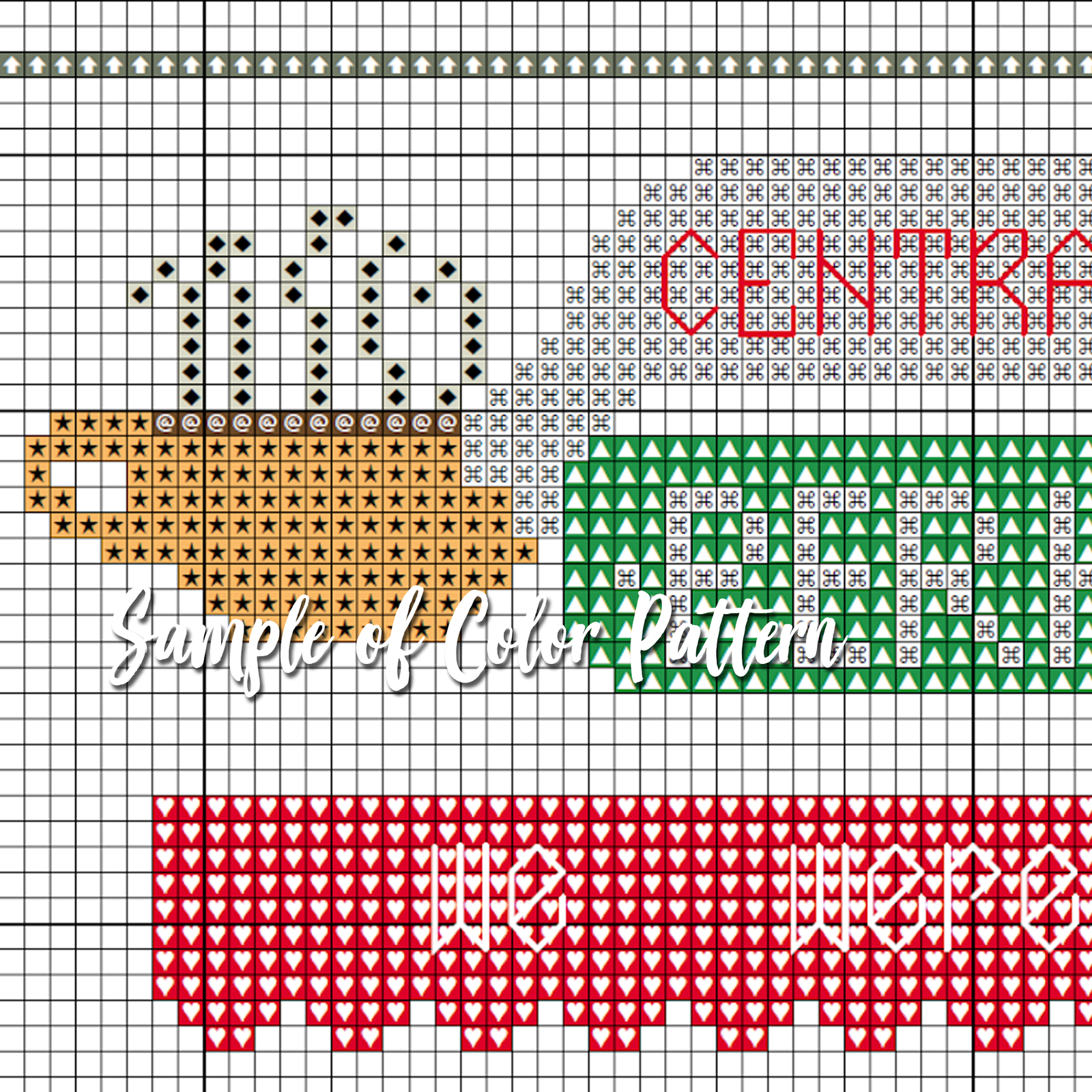 Friends TV Show Nostalgia Sampler Cross Stitch Pattern (PDF Download) - Image 3