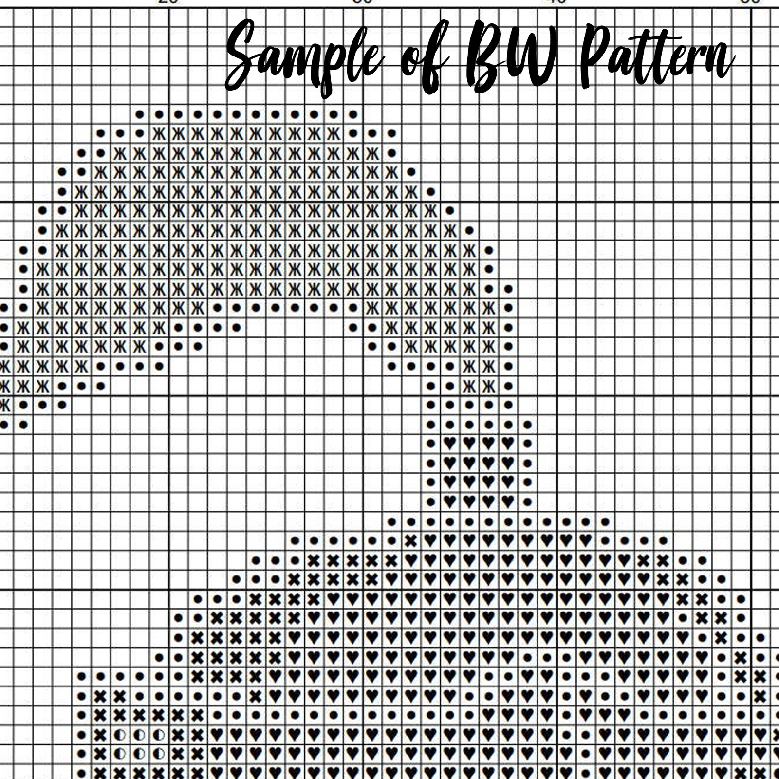 Knight Owl Cross Stitch Pattern (PDF Download) - Image 4