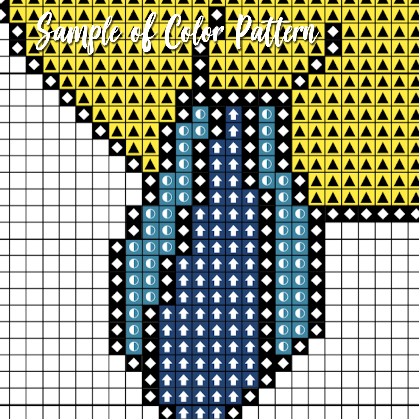 Little Mermaid She Be But Little She Is Fierce Cross Stitch Pattern (PDF Download) - Image 4