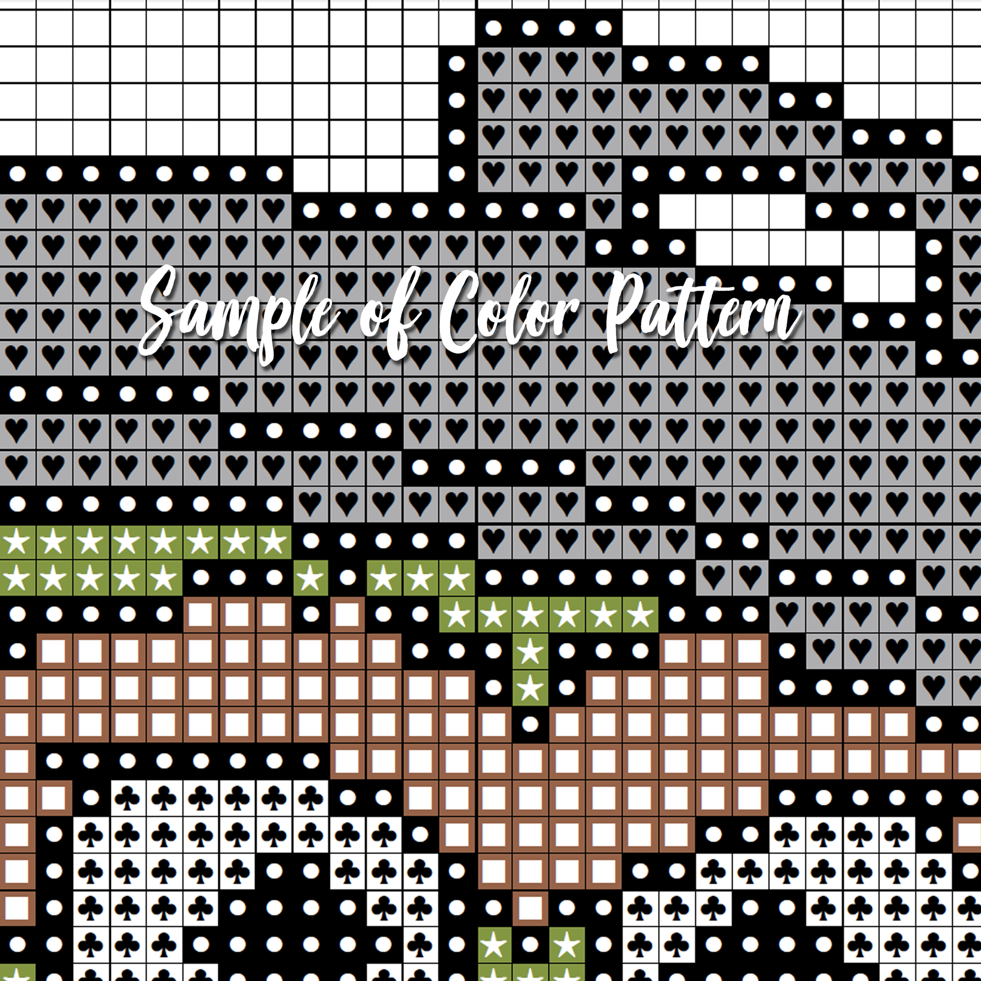 Oscar and Slimey Cross Stitch Pattern (PDF Pattern) - Image 3