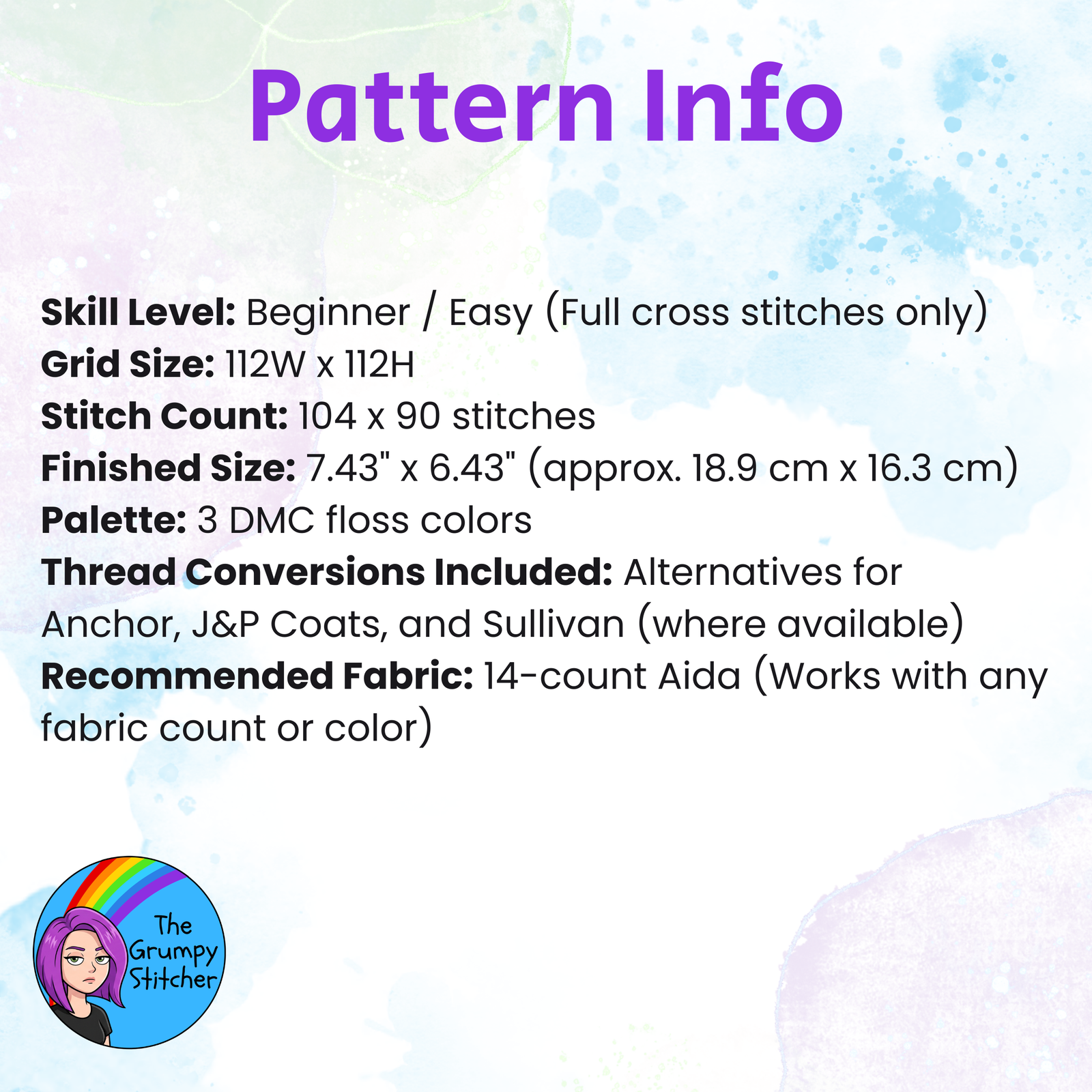 Fuck Gen AI Cross Stitch Pattern (PDF Download) - Image 4
