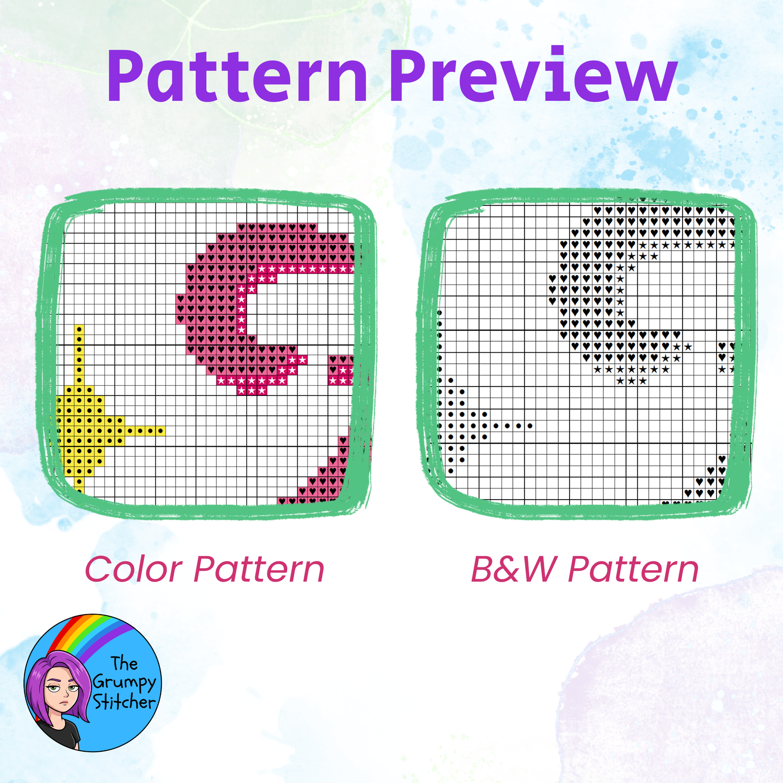 Fuck Gen AI Cross Stitch Pattern (PDF Download) - Image 3