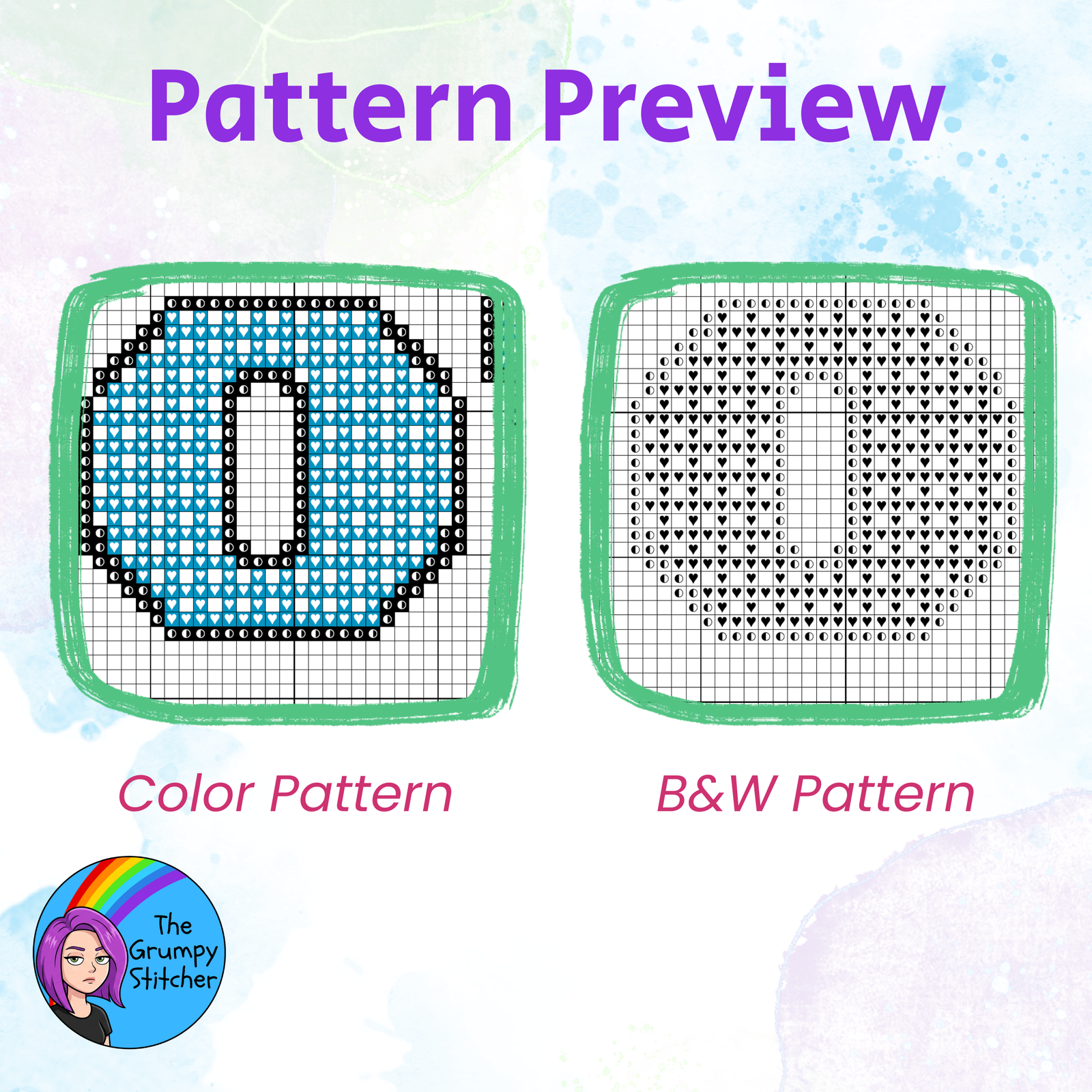Owl Cut You Motherfucker Cross Stitch Pattern (PDF Download) - Image 3