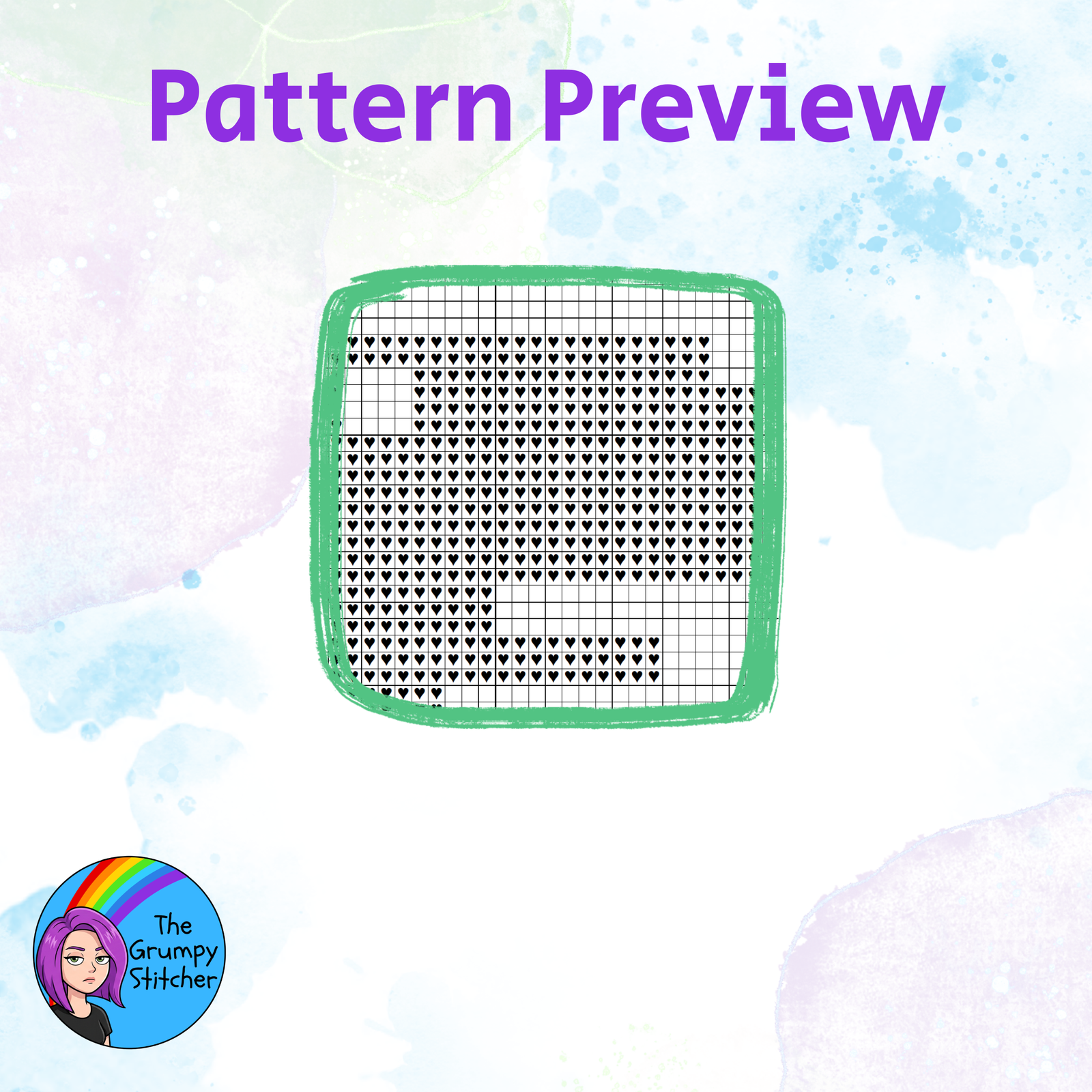 No Internet No Problem Dino Cross Stitch Pattern (PDF Pattern) - Image 3